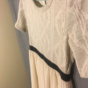 Short white/cream dress (size medium)